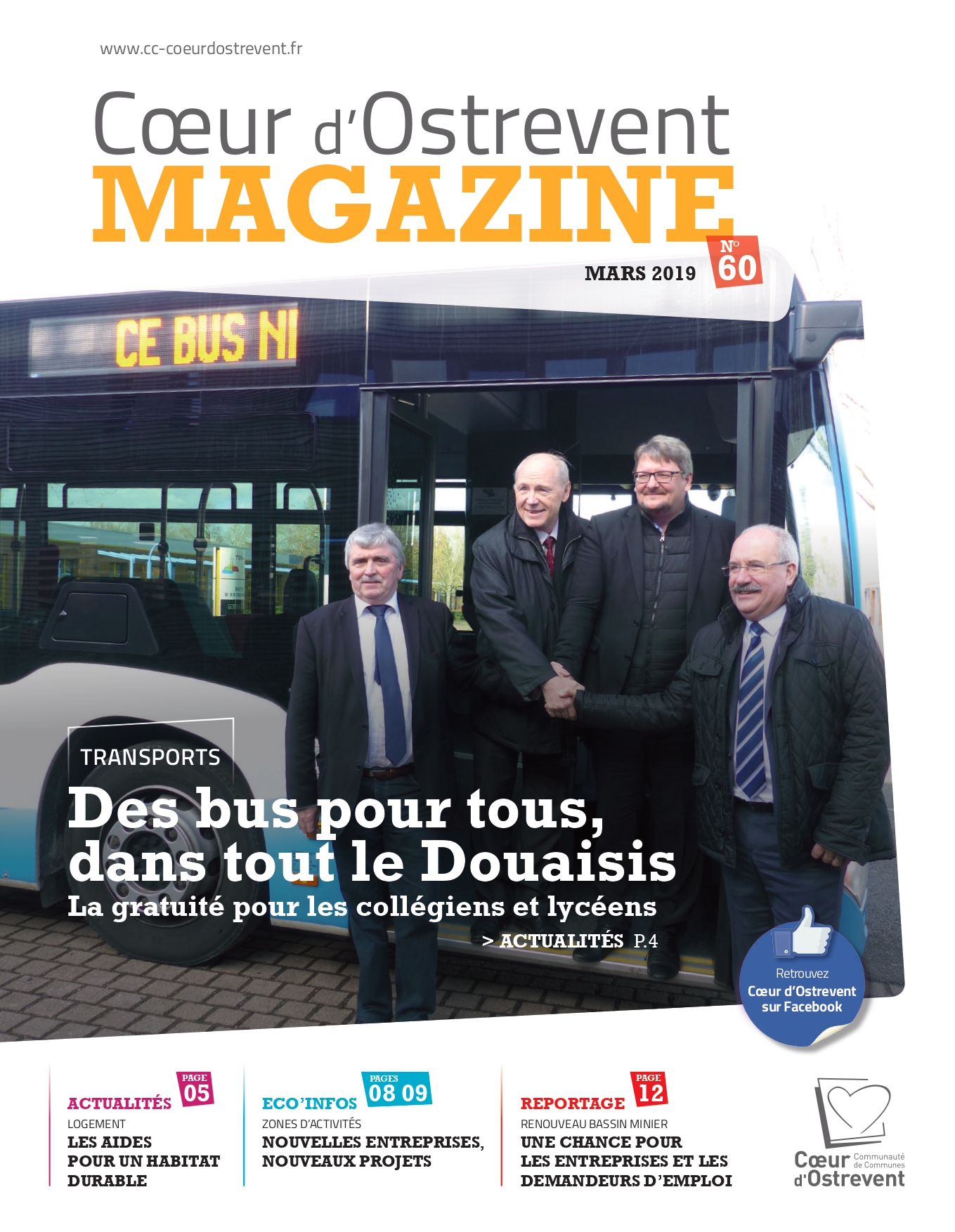 Cœur d'Ostrevent Magazine n°60 - Mars 2021