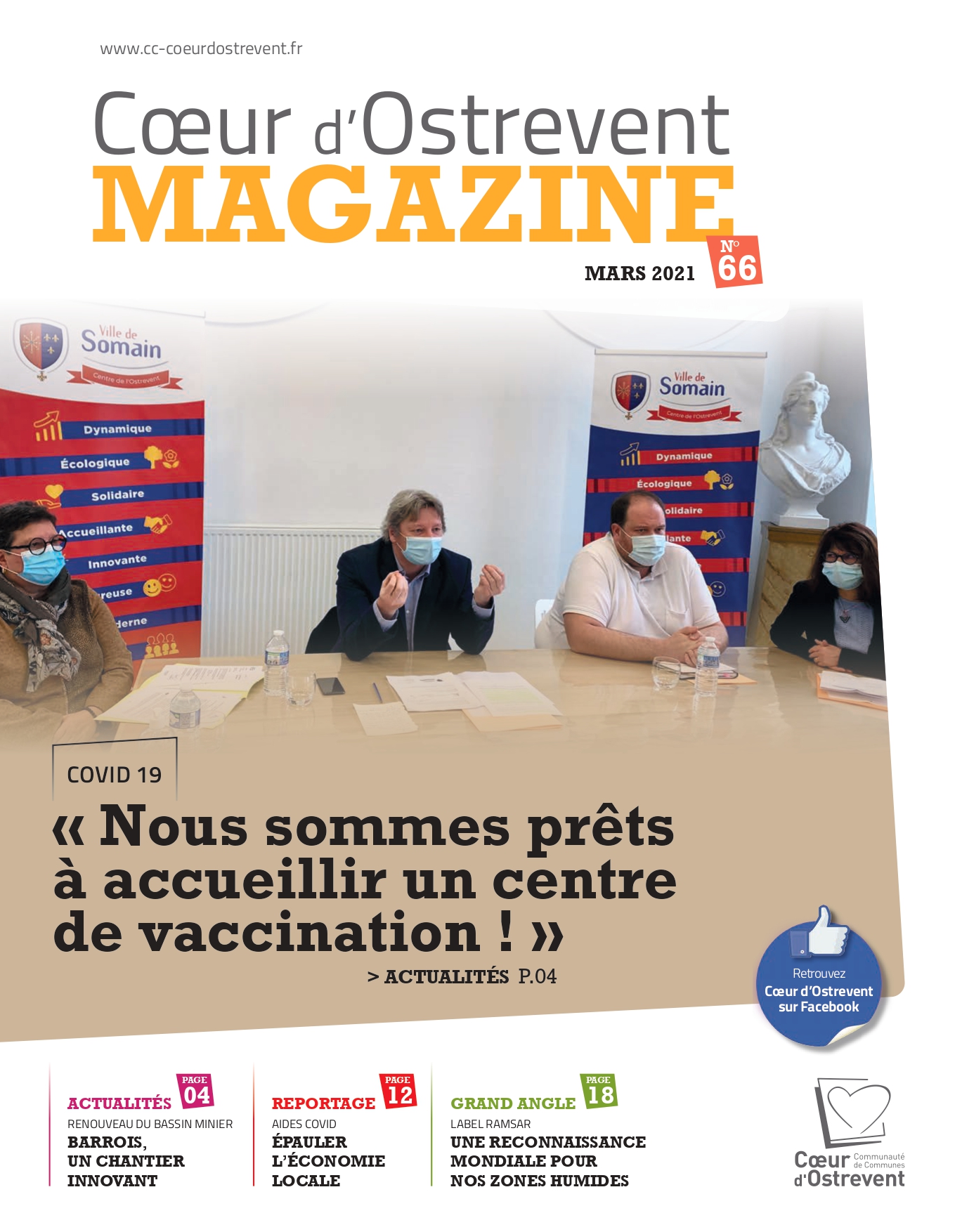 Cœur d'Ostrevent Magazine n°66 - Mars 2021