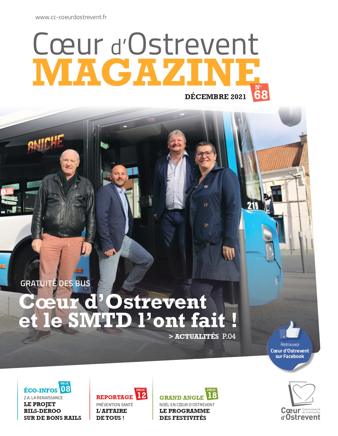 Cœur d'Ostrevent Magazine n°68 - Décembre 2021