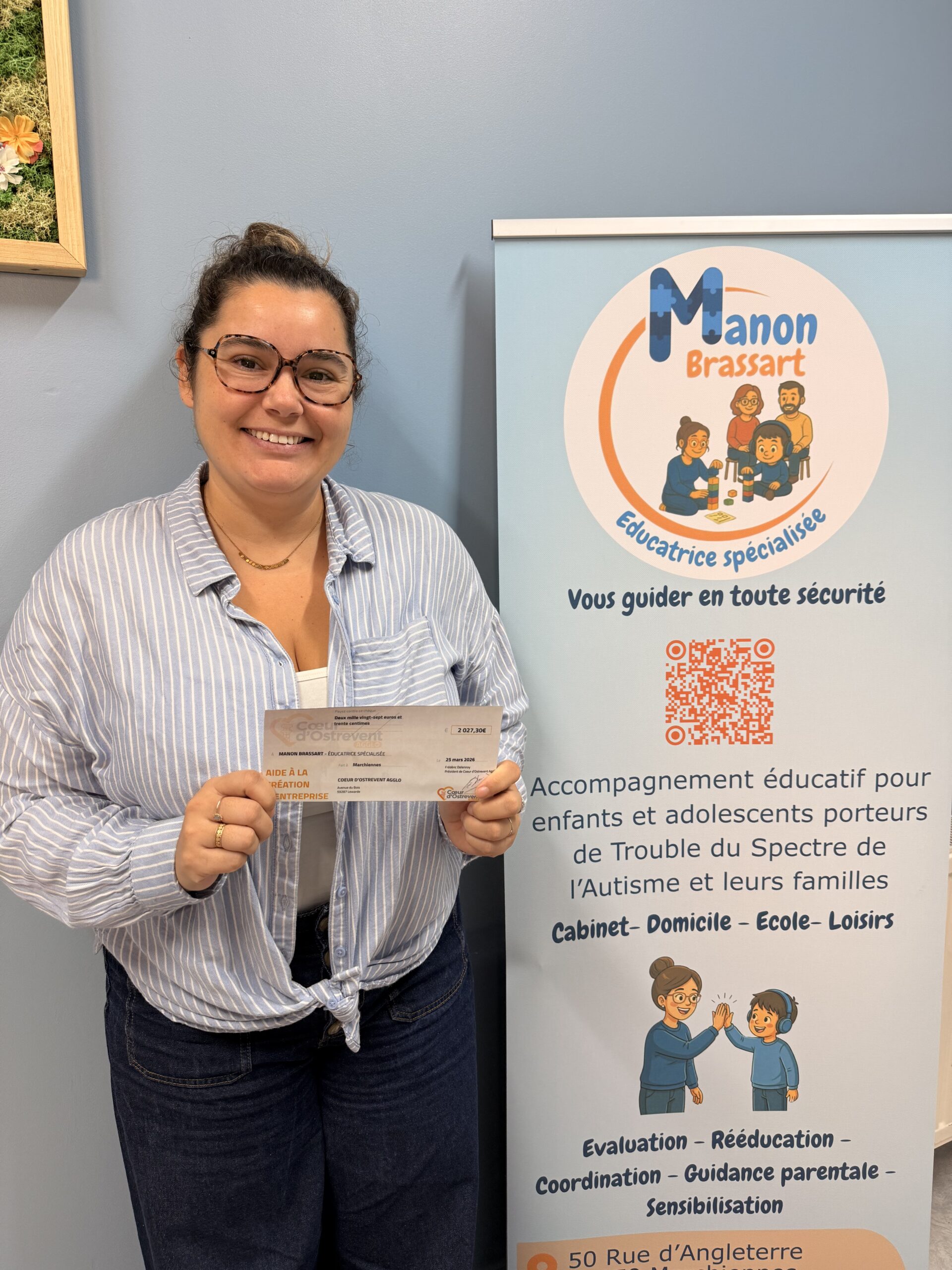 Manon Brassart, éducatrice spécialisée
